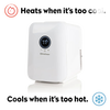 Compact white temperature-controlled device with digital display for maintaining ideal starter conditions, featured in Kitchen & Food, Baking Supplies, and Kitchen Gadgets collections.