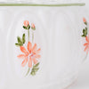 Delicately handcrafted 10-inch glass lamp shade featuring soft pink wildflower designs, designed to softly diffuse light; part of Lamps & Lighting, Parts and Accessories, Lamp Shades, and Best Sellers collections.