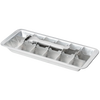 Vintage-style aluminum ice cube tray with removable divider and easy-release handle, ideal for Farm, Garden & Tool, Kitchen & Food, Kitchen Gadgets, and Homesteading collections.