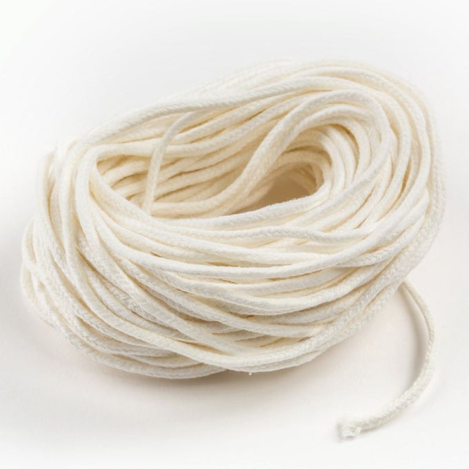 Handcrafted square braided candle wick crafted for pillar or taper candles over 6 inches in diameter, perfect for Lamps & Lighting, Candlemaking Supplies, and Best Sellers collections.