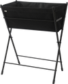 Compact elevated garden bed with a lightweight powder-coated steel frame and fabric container, ideal for small spaces in Farm, Garden & Tool, Garden Accessories, Seeds and Planting, and Best Sellers collections.