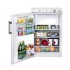 Handcrafted compact white portable gas refrigerator with 3-way propane, 12V, and 110V operation; spacious interior holds beverages and food, ideal for Farm, Garden & Tool and Appliances collections.