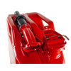 Heavy-duty red steel fuel can with a safety spout and adapter, designed for dependable use in farm, garden, emergency supplies, and best seller collections.