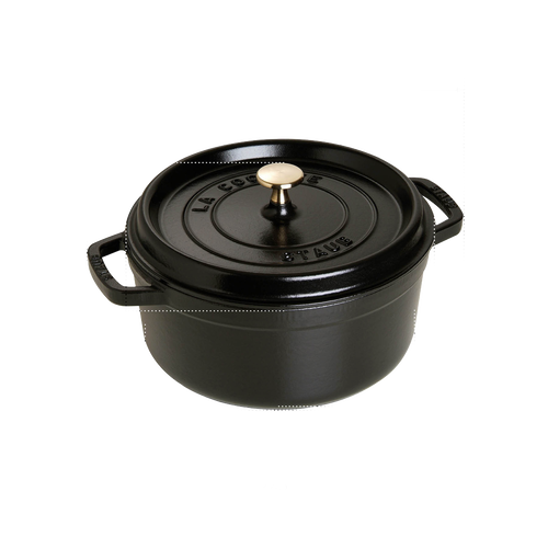 STAUB Round Cast Iron Dutch Oven – 4 Qt