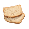 Two slices of handcrafted 12-grain bread with visible oats and seeds in the crust, ideal for Kitchen & Food, Freeze Dried, USA Made, Best Sellers, and Promo Eligible collections.
