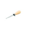 Oyster knife with stainless steel blade and easy-grip wooden handle, designed for quick shell prying, featured in Kitchen & Food, Kitchen Gadgets, and Cooking and Baking Helpers collections.