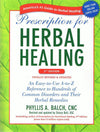 Handcrafted herbal healing guidebook cover with bright green leafy border, highlighting an easy-to-use reference for common disorders and herbal remedies in health and wellness books.
