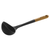 STAUB Silicone Soup Ladle with Acacia Wood Handle