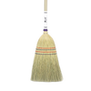 Handcrafted Amish made corn straw broom with fine bristles, ideal for sweeping hardwood floors, tile, or patios, featured in Home & Decor, Household Cleaning, and USA Made collections.