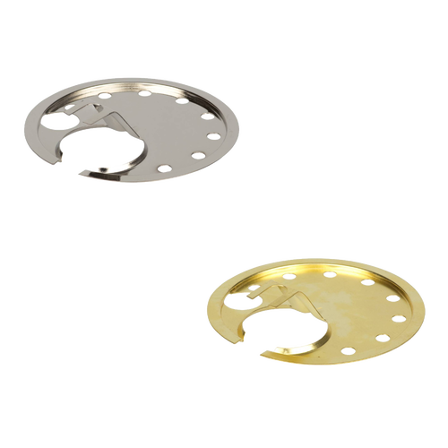 Set of two metal protection plates designed for high-pressure lamps, featuring sturdy construction and ventilation holes, ideal for Lamps & Lighting and Parts and Accessories collections.