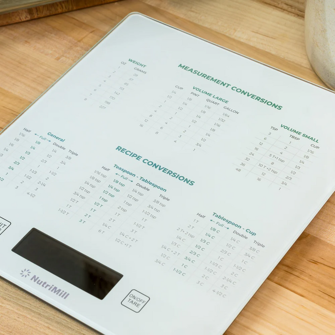 NutriMill Large Digital Kitchen Scale