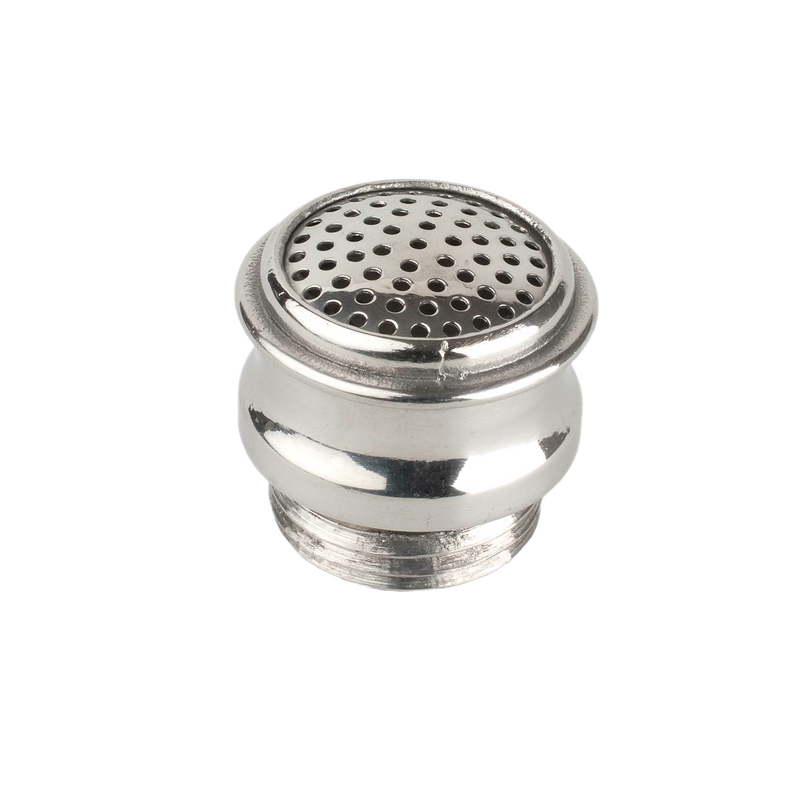 Stainless steel burner replacement part featuring perforated top and threaded base, designed for lasting durability in Lamps & Lighting, Parts and Accessories, and Best Sellers collections.