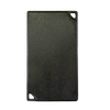 Rectangular black cast iron griddle with smooth cooking surface, two corner handles, heavy-duty construction ideal for stovetop or campfire cooking, part of USA Made cookware collection.