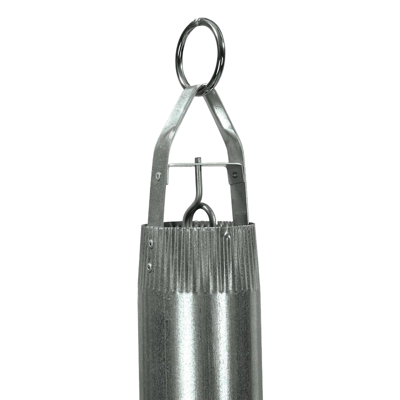 Galvanized steel well bucket with watertight seams, reinforced bottom, and sturdy handle, handcrafted for reliable water retrieval, ideal for Farm, Garden & Tool and Emergency Supplies collections.