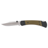 Folding sport knife featuring S30V stainless steel clip point blade and textured olive handle with black bolsters, designed for outdoor and everyday use, part of USA Made and Best Sellers collections.