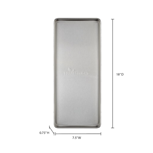 Extra stainless steel freeze drying tray with durable design, sized 5.9 by 16.9 inches, ideal for Kitchen & Food, Food Preservation, Drying, and Best Sellers collections.
