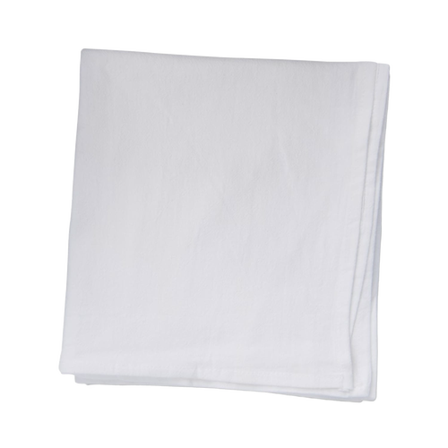 Soft, lint-free 100% cotton muslin towel folded neatly, ideal for gentle cleaning tasks in kitchen, household, and homesteading use with durable Amish craftsmanship.