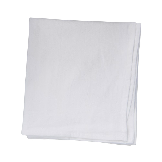 Soft, lint-free 100% cotton muslin towel folded neatly, ideal for gentle cleaning tasks in kitchen, household, and homesteading use with durable Amish craftsmanship.