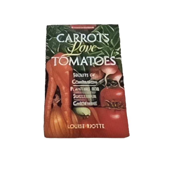 Book cover featuring illustrated carrots and tomatoes with gardening-themed text, part of Toys, Books & Games, Home and Garden How-To Books, and Best Sellers collections.