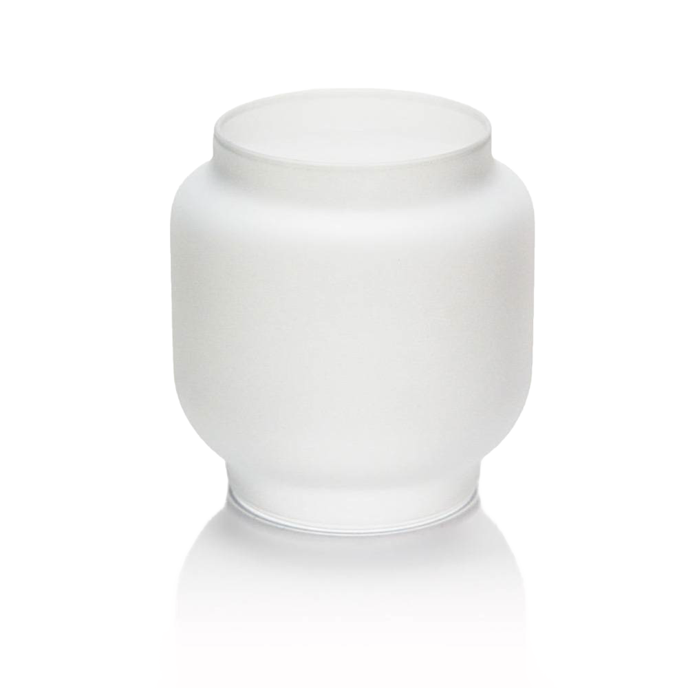 Frosted replacement glass globe designed for Feuerhand and Dietz 76 lanterns, providing soft, diffused light for camping, emergency, and outdoor use.