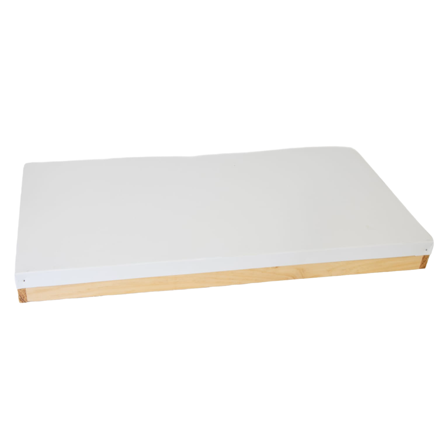 Handcrafted telescoping metal cover with wooden edges designed to protect 5-frame beehives from weather, Amish made in the USA, ideal for Farm, Garden & Tool and Beekeeping Supplies.