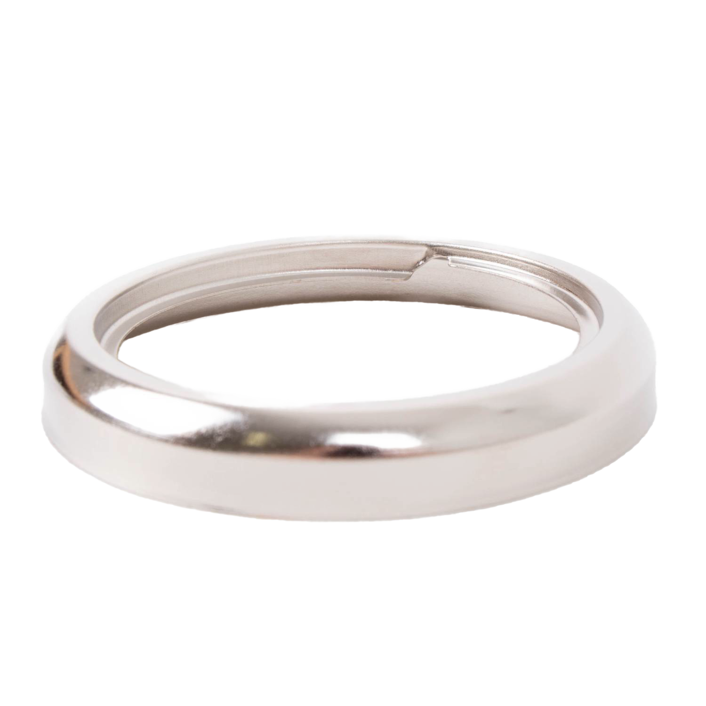 Nickel-plated burner collar with new blade style and thread ring, 2-5/8 inch diameter, compatible with most Aladdin glass lamp fonts, featured in Lamps & Lighting, Parts and Accessories, Lamp Burners and Collars, Best Sellers, and Promo Eligible collections.