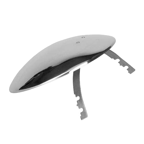 Polished metal parabolic side reflector for pressure lamps, designed to direct light into a focused beam, featured in Lamps & Lighting, Parts and Accessories, Best Sellers, and Promo Eligible collections.