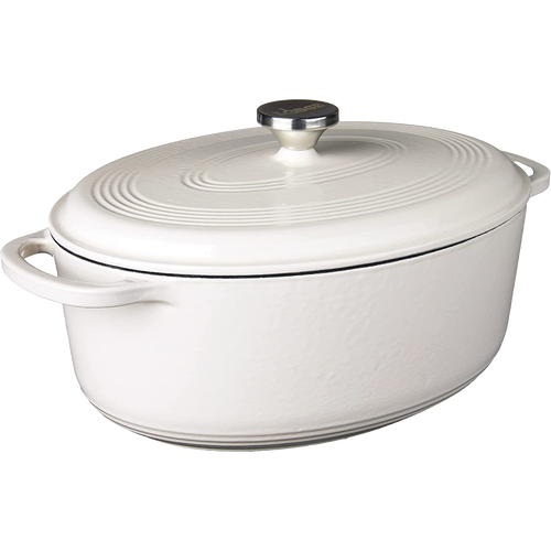 Lodge Enameled Cast Iron 7 Qt Oval Dutch Oven