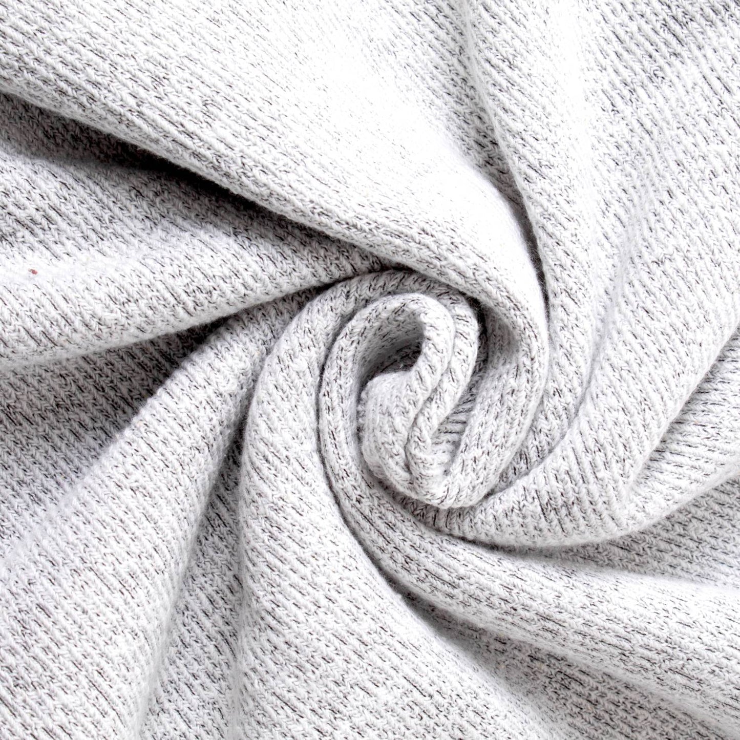 Handcrafted soft Nantucket Fleece fabric in light gray with a subtle textured knit, featured in Health & Wellness, Clothing and Accessories, Best Sellers, and Promo Eligible collections.