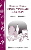 Cover of a booklet featuring line drawings of jars, bottles, a funnel, and a scale, with a deep purple decorative border, part of health and wellness books and best sellers collections.