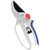Geared anvil pruners with ergonomic blue and red handle grips, designed for easier cutting of woody branches, featured in Farm, Garden & Tool and Garden Accessories collections.