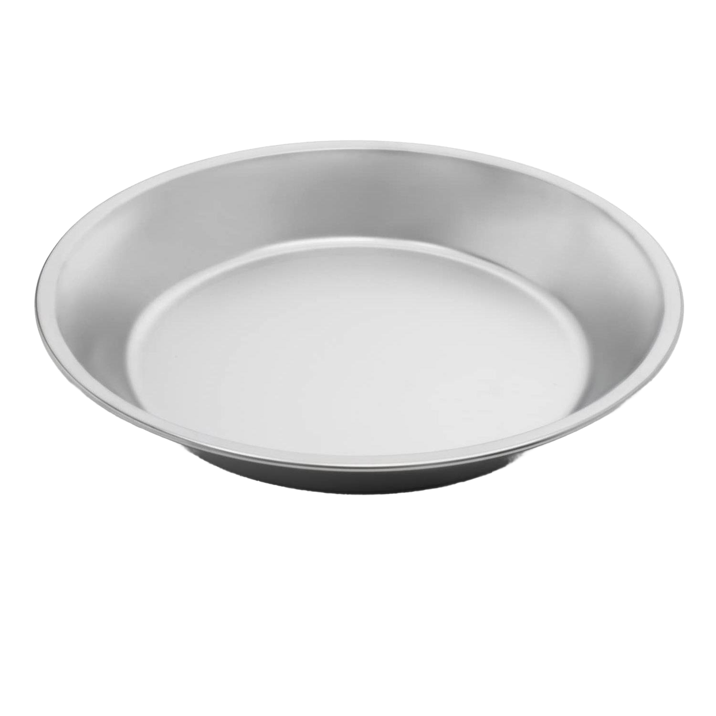 Lightweight and durable 9-inch stainless steel pie pan with a stain, scratch, and rust-resistant finish, perfect for Kitchen & Food, Cookware, Baking Supplies, and Best Sellers collections.