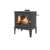 Handcrafted Hearthstone wood heat stove with soapstone accents and TruHybrid combustion system, designed for efficient, clean heating in Stoves and Heatstoves collections.