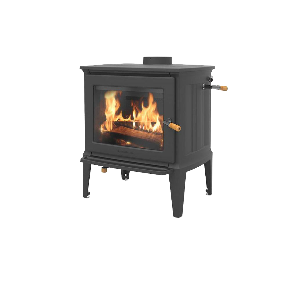 Handcrafted Hearthstone wood heat stove with soapstone accents and TruHybrid combustion system, designed for efficient, clean heating in Stoves and Heatstoves collections.