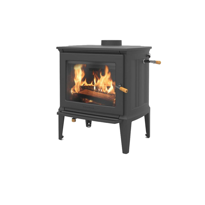 Handcrafted Hearthstone wood heat stove with soapstone accents and TruHybrid combustion system, designed for efficient, clean heating in Stoves and Heatstoves collections.