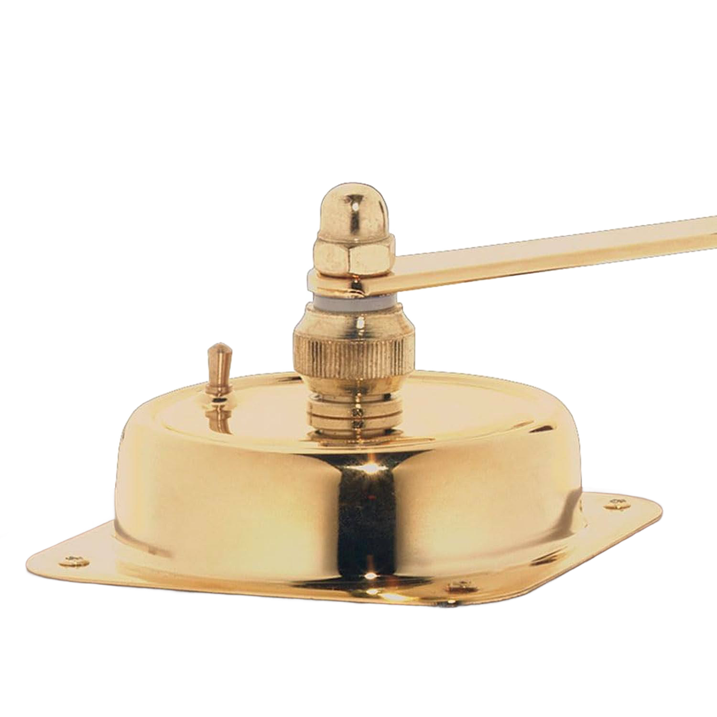 Handcrafted brass top crank mechanism for a coffee mill, designed for smooth grinding, part of Farm, Garden & Tool, Kitchen & Food, Brewing Coffee and Tea, and Best Sellers collections.