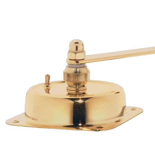 Handcrafted brass top crank mechanism for a coffee mill, designed for smooth grinding, part of Farm, Garden & Tool, Kitchen & Food, Brewing Coffee and Tea, and Best Sellers collections.