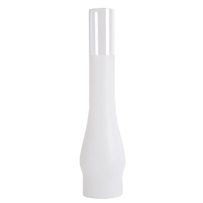 Clear glass oil lamp chimney with a 2-7/8" base, designed for Lamps & Lighting and Parts and Accessories collections, featured in Chimneys and Globes and Best Sellers.