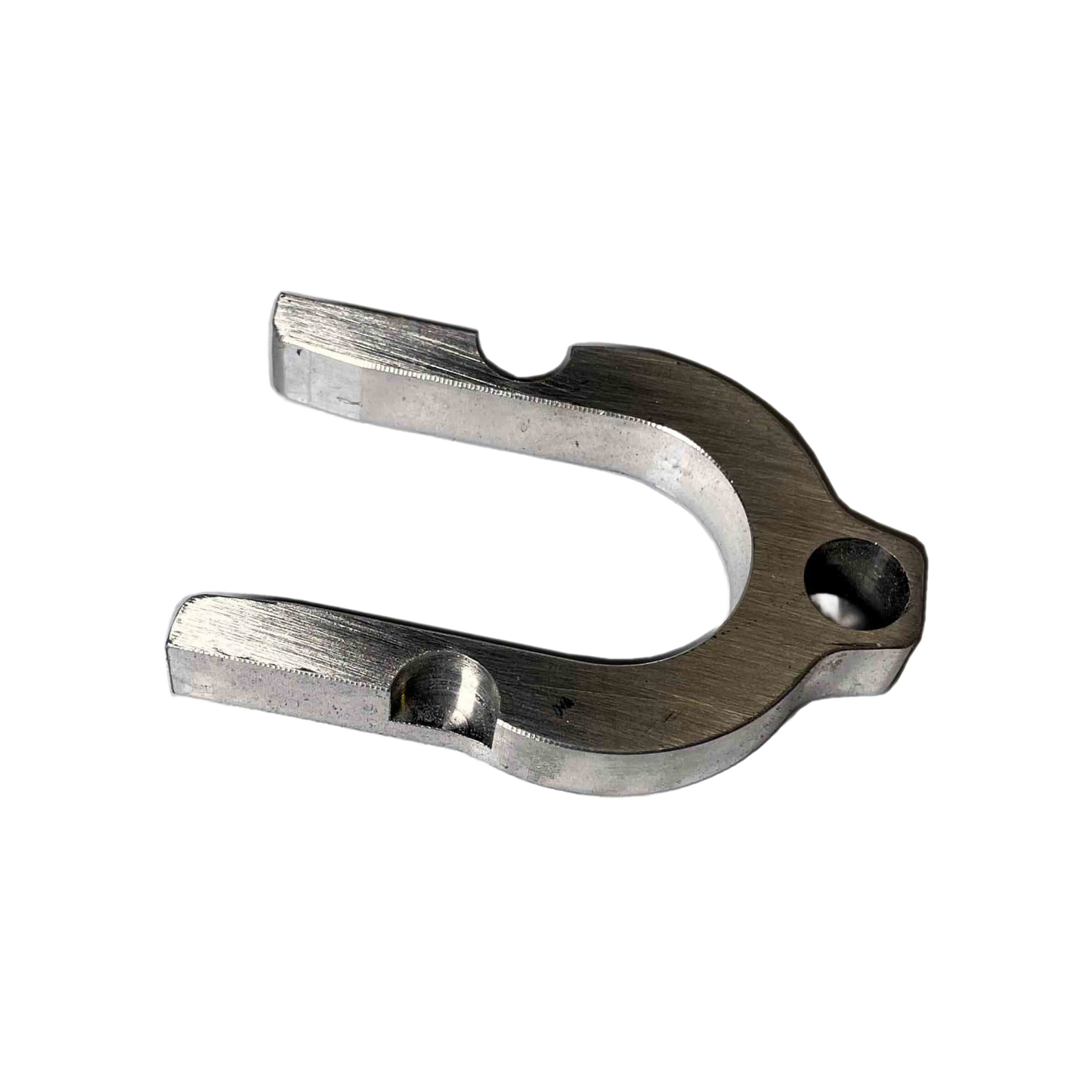 Metallic fork-shaped component made in USA, designed for use with water pump assemblies, featured in Appliances, Water Pumps, USA Made, and Best Sellers collections.
