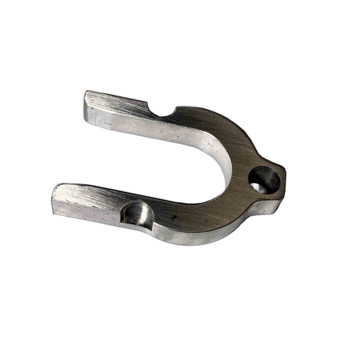 Metallic fork-shaped component made in USA, designed for use with water pump assemblies, featured in Appliances, Water Pumps, USA Made, and Best Sellers collections.