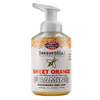 16 fl oz pump bottle of handcrafted natural foaming hand soap in sweet orange scent with aloe and honey, made in USA, ideal for Health & Wellness, Soaps, USA Made, and Best Sellers collections.