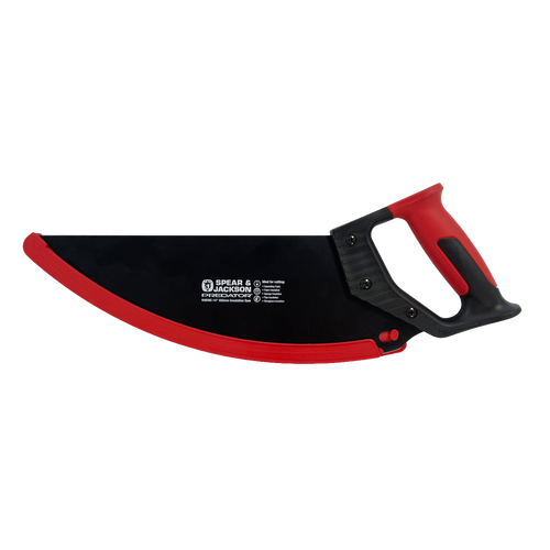 Insulation saw with durable carbon steel curved blade and ergonomic red and black handle designed for smooth cutting of foam and insulation materials, ideal for Farm, Garden & Tool and Hand Tools and Hardware collections.