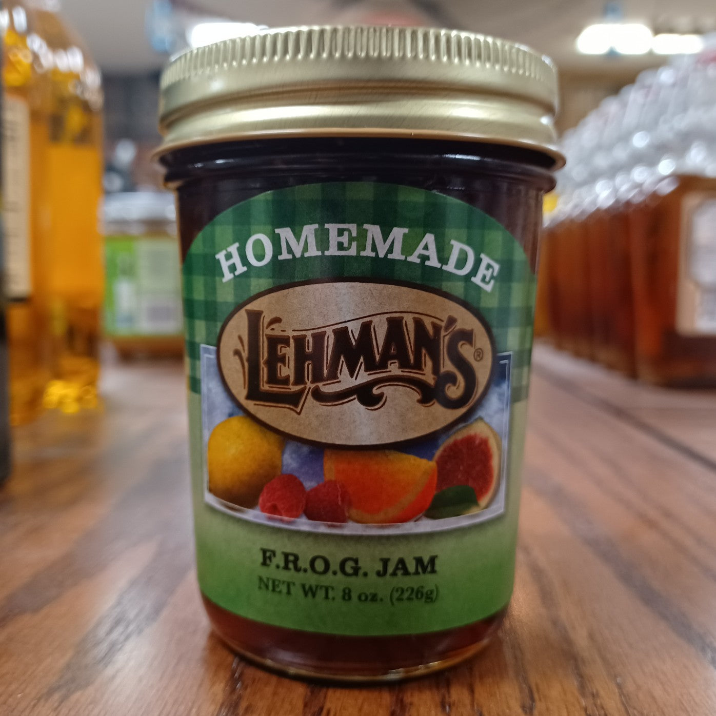 Handcrafted jar of Lehman's F.R.O.G. jam made with all-natural ingredients in USA, perfect for Kitchen & Food, Pantry, Peanut Butter & Jellies, USA Made, and Best Sellers collections.