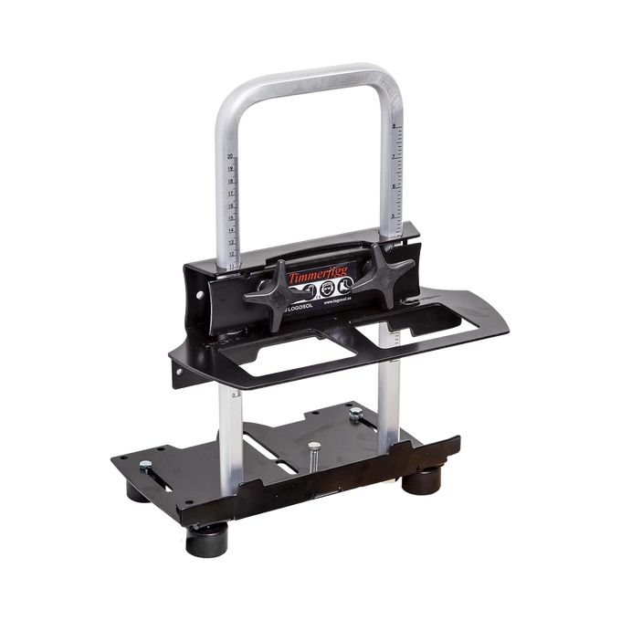 Compact portable sawmill attachment with adjustable metal frame and clear measurement scales, designed for precise wood cutting in Farm, Garden & Tool and Wood Cutting collections.