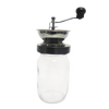 Handcrafted Amish-made mason jar coffee grinder with a ceramic burr and hand crank, designed for consistent fresh grinding, ideal for Kitchen & Food, Brewing Coffee and Tea, Kitchen Gadgets, and Best Sellers collections.