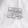 Close-up of a white freight shipping bag with printed text from Central Bag Company, suitable for use in Farm, Garden & Tool, and Pantry collections.