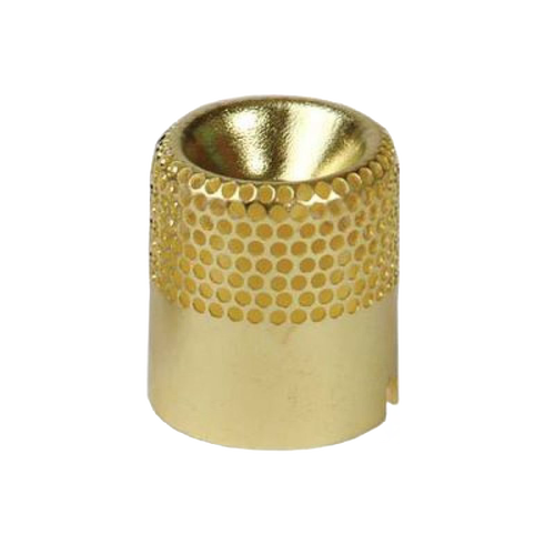 Brass flame spreader with textured surface designed for reliable nightly use in oil lamps, fitting Lamps & Lighting, Parts and Accessories, Lamp Burners and Collars, and Best Sellers collections.