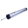 Handcrafted stainless steel water well cylinder featuring corrosion-resistant #304 steel construction, with an extendable rod and food-safe internal parts, ideal for USA Made appliances and water pump collections.