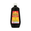 Bottle of red ultra-pure paraffin lamp oil with a white cap and labeled container highlighting sootless, smokeless, and odorless fuel for oil lamps and candles, part of Lamps & Lighting, Parts and Accessories, Lamp and Lantern Fuel, Best Sellers, and Promo Eligible collections.