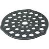 Handcrafted cast iron meat rack trivet with multiple holes to prevent scorching, designed for use in Dutch ovens, featured in Kitchen & Food, Cookware, Cast Iron, USA Made, Best Sellers collections.